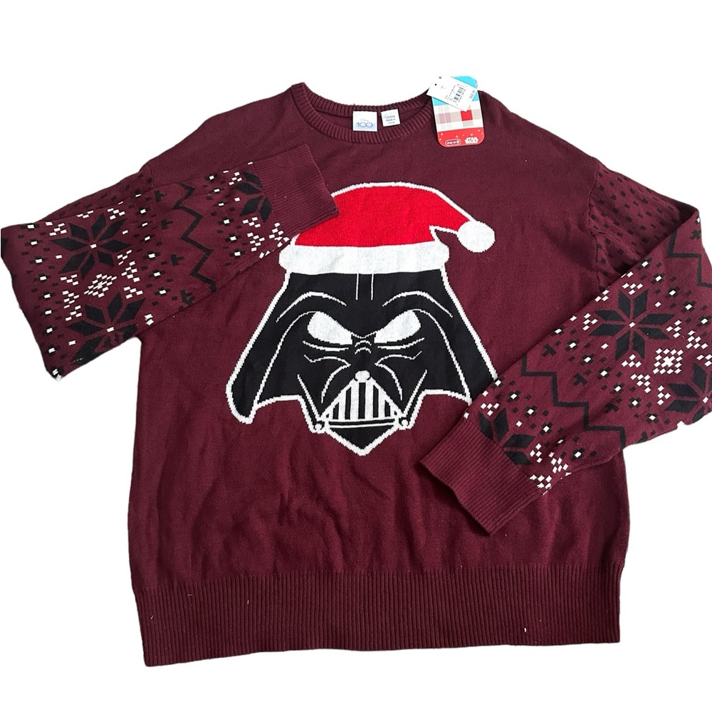 NWT Disney Star Wars Darth Vader Men’s Sweater size‎ Large